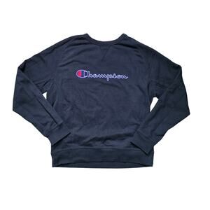 Champion Men’s XL Navy Fleece Crewneck Sweatshirt Pullover